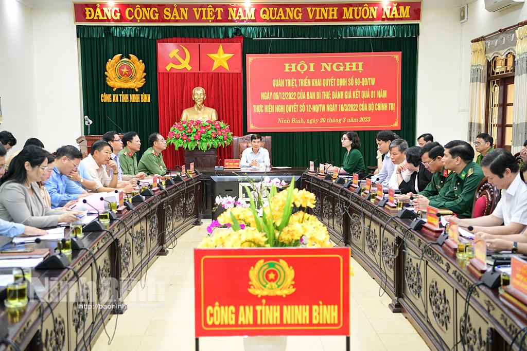 Đảng ủy Công an Trung ương quán triệt, triển khai Quyết định số 90 của Ban Bí thư