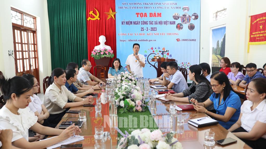 Tọa đàm nhân kỷ niệm Ngày Công tác xã hội