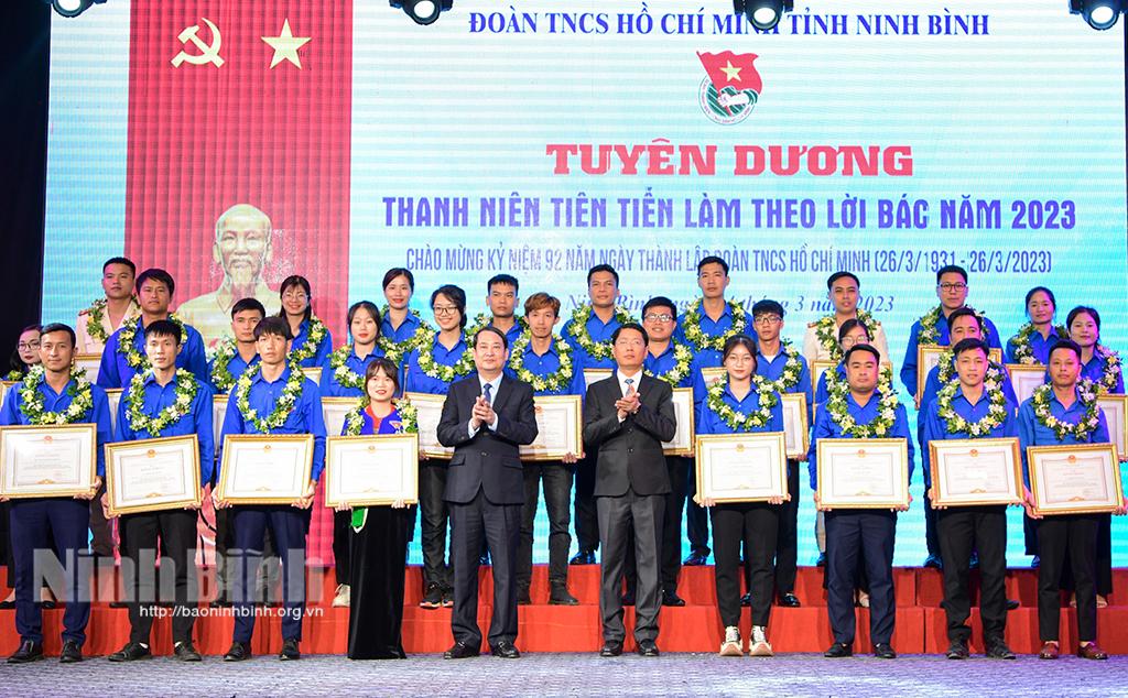 Tuyên dương 89 điển hình Thanh niên tiên tiến làm theo lời Bác năm 2023