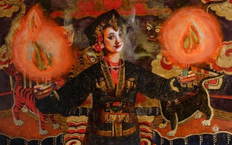 Triển lãm sơn mài "Vân du" của họa sĩ Trần Tuấn Long