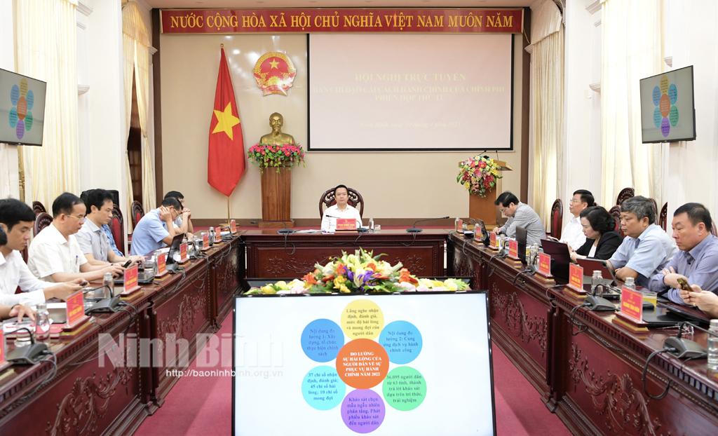 Hội nghị trực tuyến toàn quốc triển khai nhiệm vụ cải cách hành chính quý II