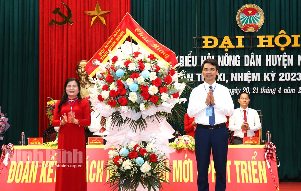 Đại hội đại biểu Hội Nông dân huyện Nho Quan nhiệm kỳ 2023-2028