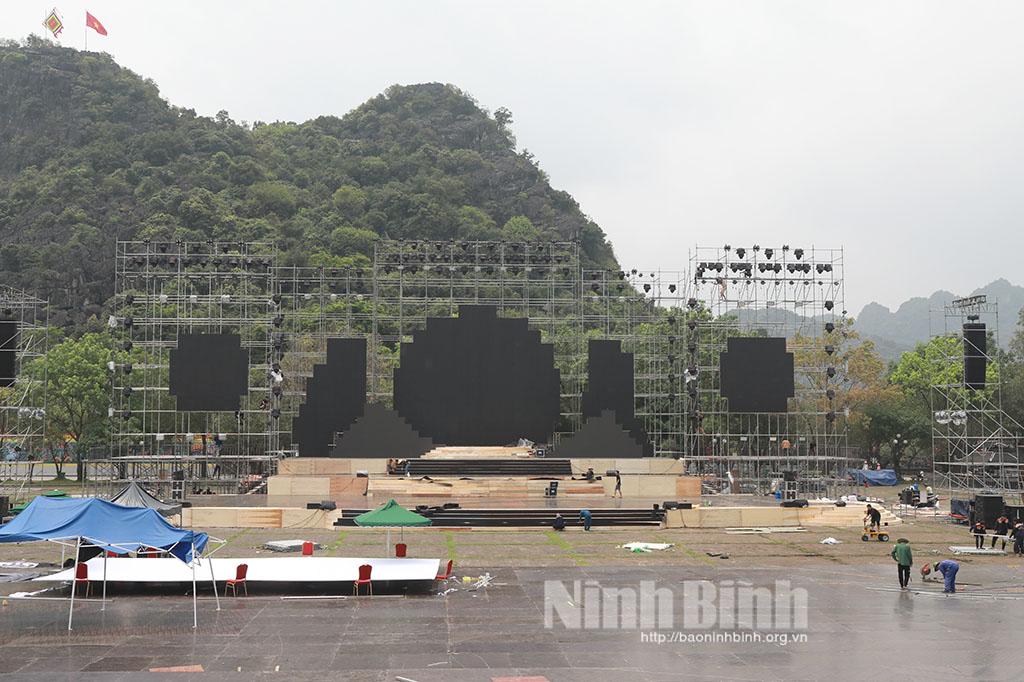 Sẵn sàng cho chương trình kỷ niệm 1055 năm Nhà nước Đại Cồ Việt và khai mạc Lễ hội Hoa Lư năm 2023