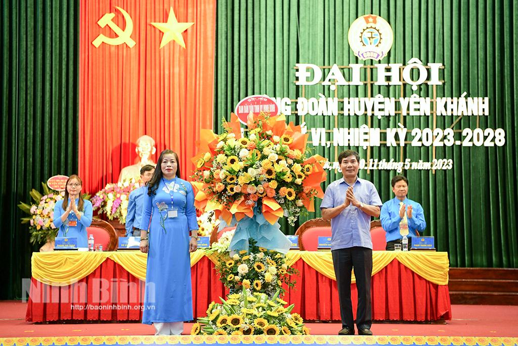 Đại hội Công đoàn huyện Yên Khánh lần thứ VI, nhiệm kỳ 2023 - 2028