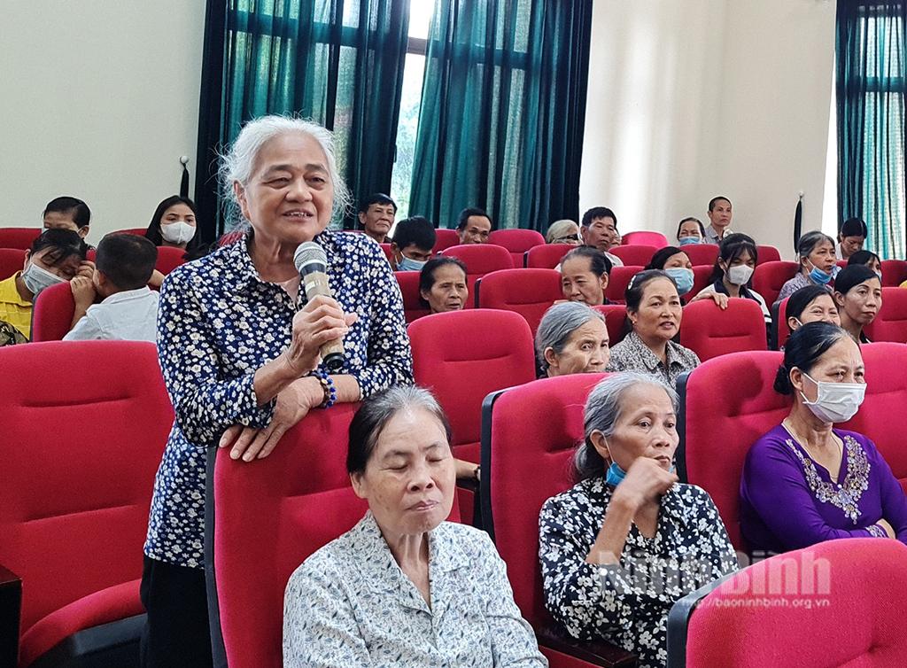 200 hộ nghèo, cận nghèo huyện Kim Sơn tham gia đối thoại về chính sách giảm nghèo