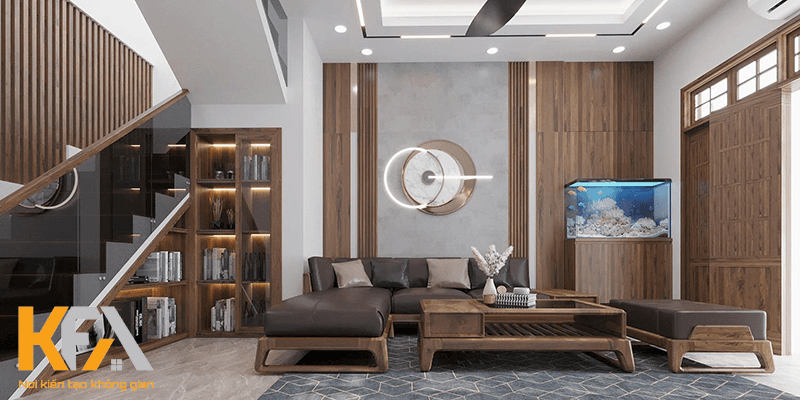 Thiết kế phòng khách nhà phố đẹp, hiện đại và tiết kiệm chi phí