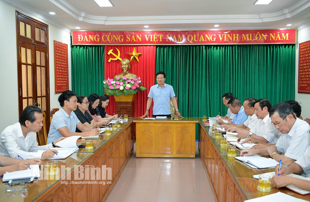 Giao ban công tác báo chí, tuyên truyền tháng 5