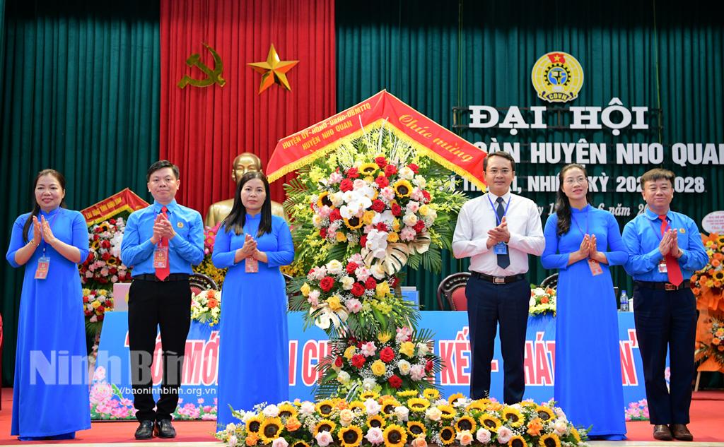 Đại hội Công đoàn huyện Nho Quan nhiệm kỳ 2023 - 2028