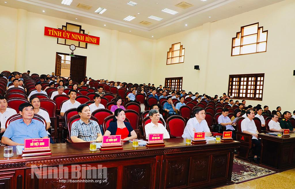 Hội nghị trực tuyến toàn quốc đánh giá tình hình thực hiện Kết luận số 01 - KL/TW của Bộ Chính trị