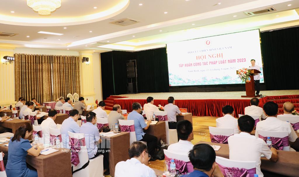 Hội Cựu chiến binh Việt Nam tổ chức tập huấn công tác pháp luật tại Ninh Bình