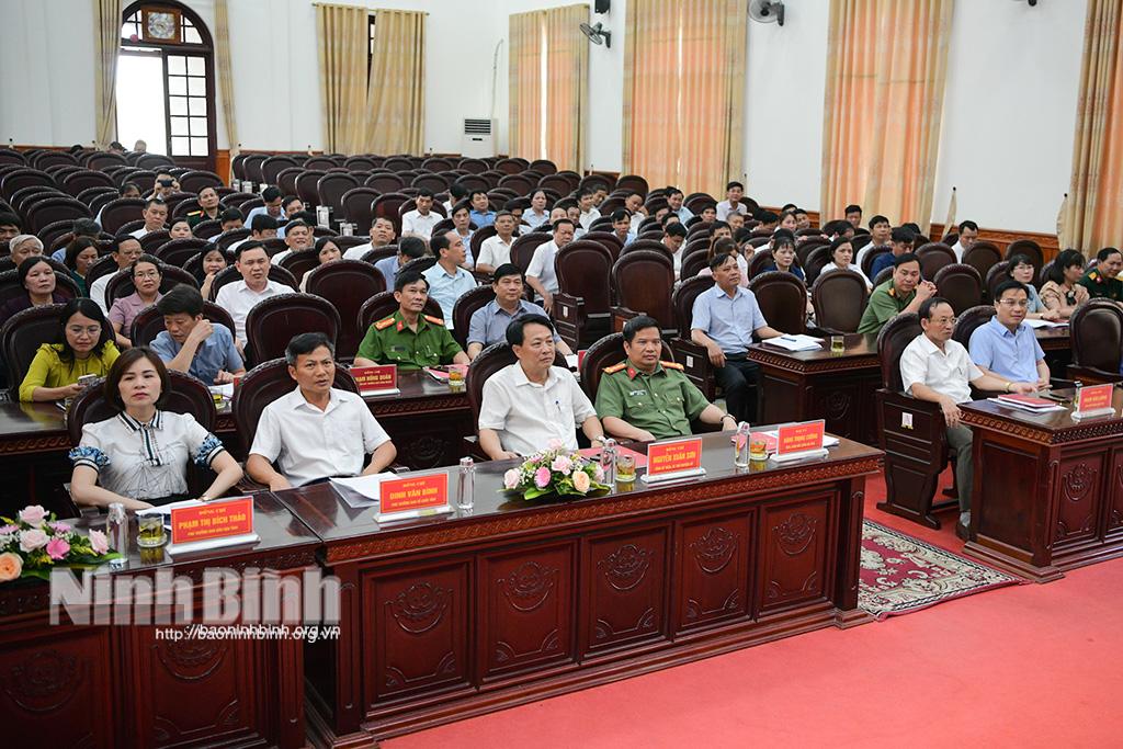 Sơ kết giữa nhiệm kỳ thực hiện Nghị quyết Đại hội Đảng bộ huyện Yên Mô lần thứ XVIII