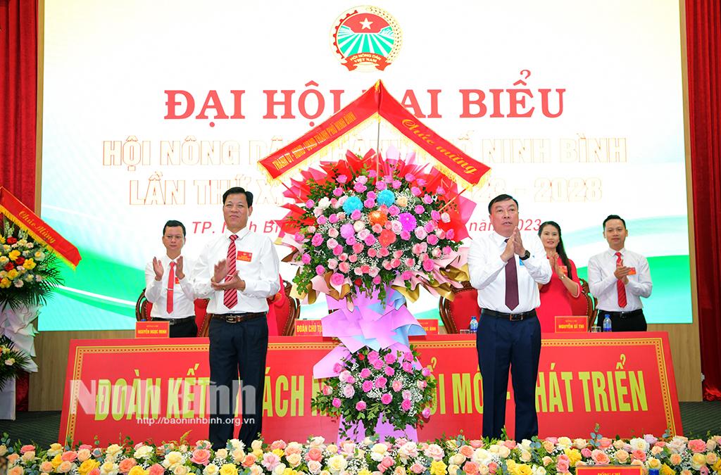 Đại hội đại biểu Hội Nông dân thành phố Ninh Bình nhiệm kỳ 2023 - 2028