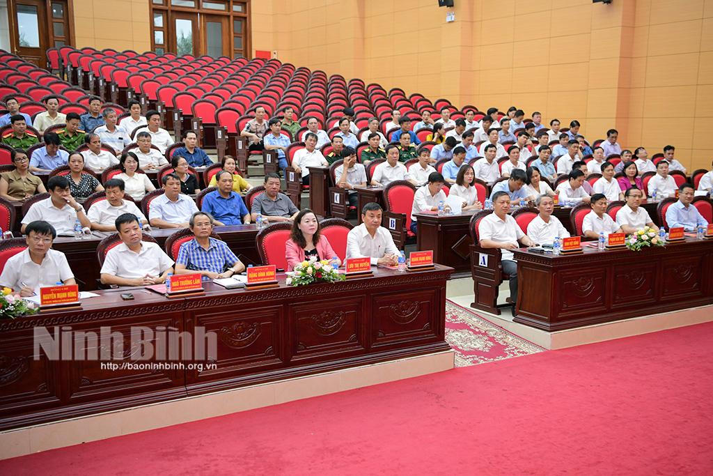 Huyện ủy Gia Viễn: Sơ kết giữa nhiệm kỳ thực hiện Nghị quyết Đại hội đại biểu Đảng bộ huyện lần thứ XXII