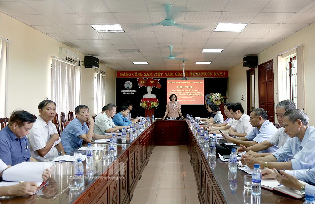 Sơ kết giữa nhiệm kỳ Đại hội Liên minh HTX tỉnh lần thứ VI