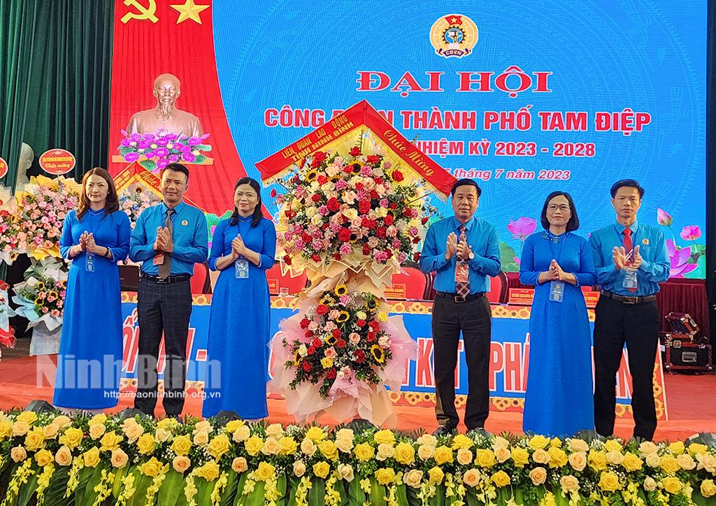 Đại hội Công đoàn thành phố Tam Điệp lần thứ IX, nhiệm kỳ 2023 - 2028