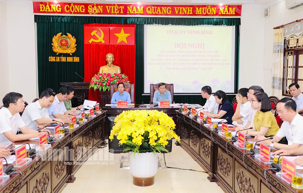 Hội nghị trực tuyến quán triệt Chỉ thị số 23-CT/TW của Ban Bí thư