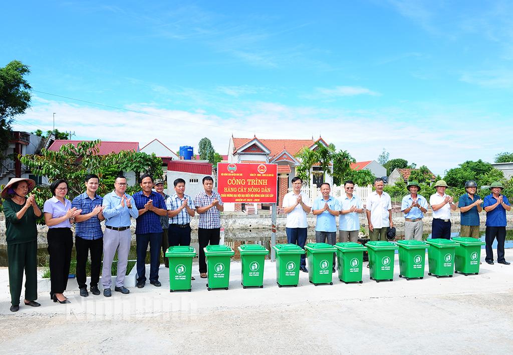 Hội Nông dân Kim Sơn tổ chức các hoạt động chào mừng Đại hội Hội Nông dân tỉnh lần thứ VII