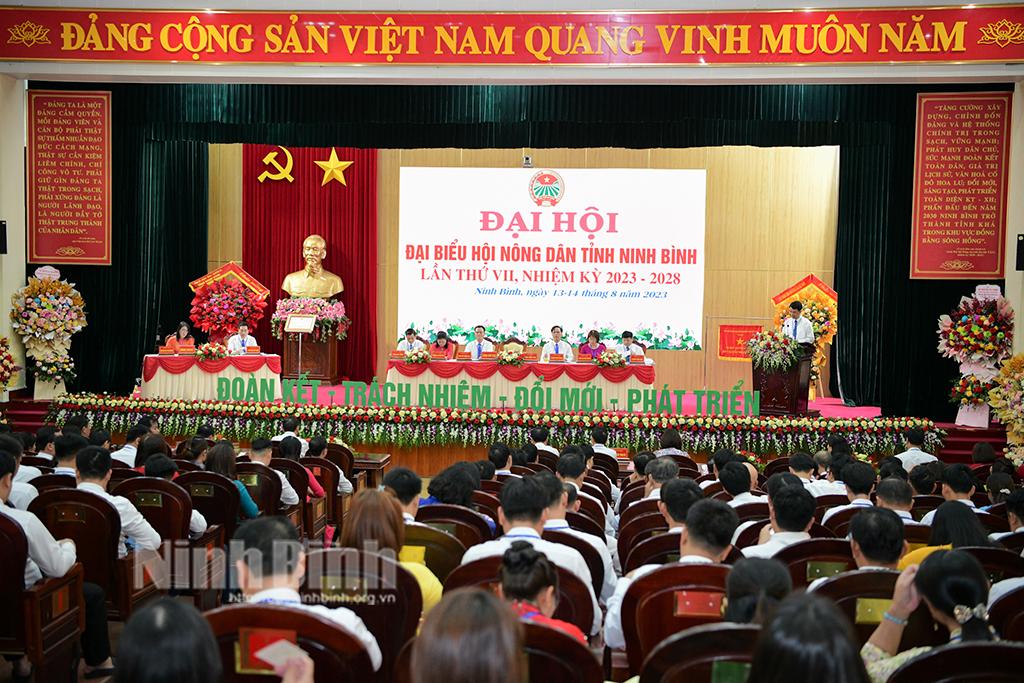 Đại hội đại biểu Hội Nông dân tỉnh Ninh Bình lần thứ VII thành công tốt đẹp