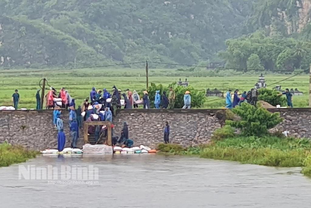 Nho Quan nâng cao nhận thức về công tác phòng, chống thiên tai qua tổ chức diễn tập