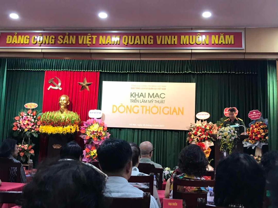 Triển lãm mỹ thuật 'Dòng thời gian' - Suối nguồn đề tài chiến tranh cách mạng