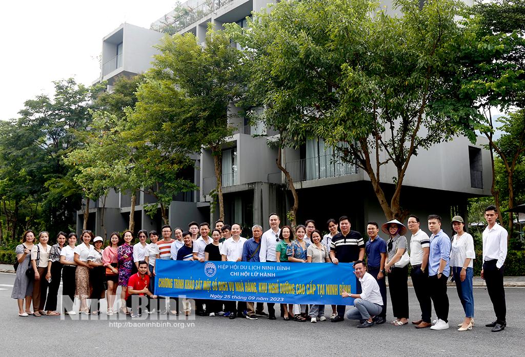 Hiệp hội Du lịch Ninh Bình khảo sát một số sản phẩm du lịch tiêu biểu