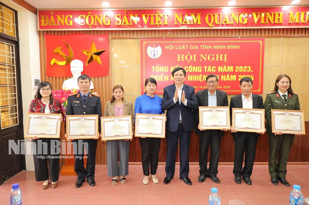 Hội Luật gia tỉnh triển khai nhiệm vụ năm 2024