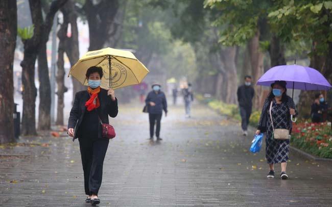 Mưa phùn, mưa nhỏ quay trở lại miền Bắc