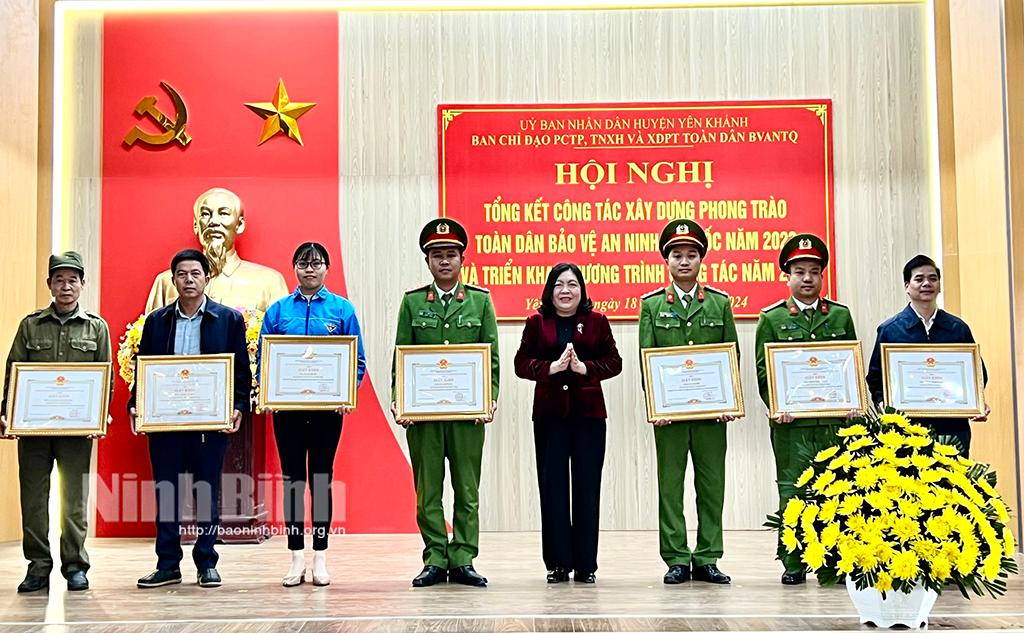 Yên Khánh tổng kết phong trào Toàn dân bảo vệ an ninh Tổ quốc năm 2023