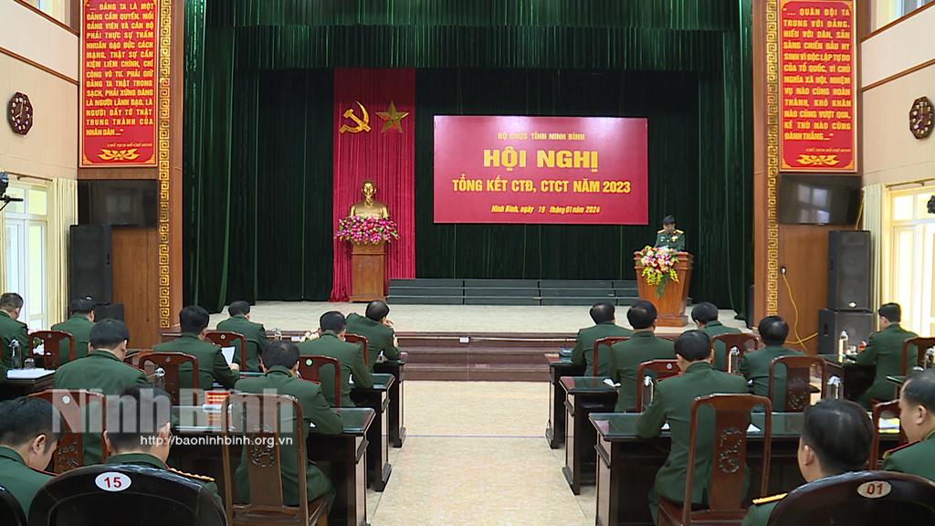 Bộ CHQS tỉnh triển khai công tác Đảng, công tác chính trị năm 2024