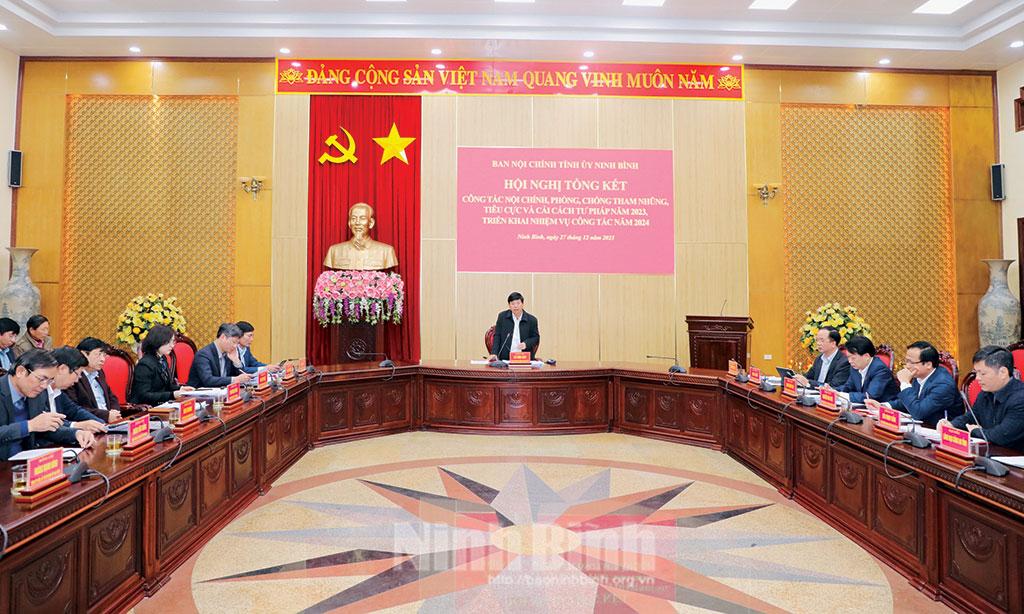 Ban Nội chính Tỉnh ủy Ninh Bình: Tự hào 58 năm Ngày truyền thống ngành Nội chính Đảng