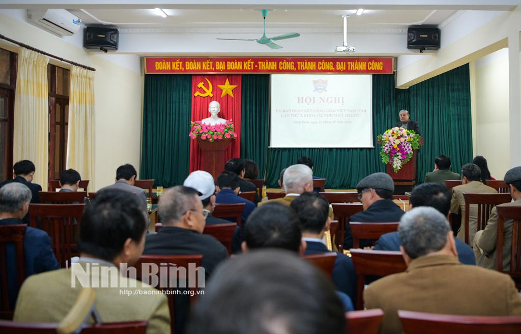 Ủy ban Đoàn kết Công giáo tỉnh triển khai nhiệm vụ năm 2024