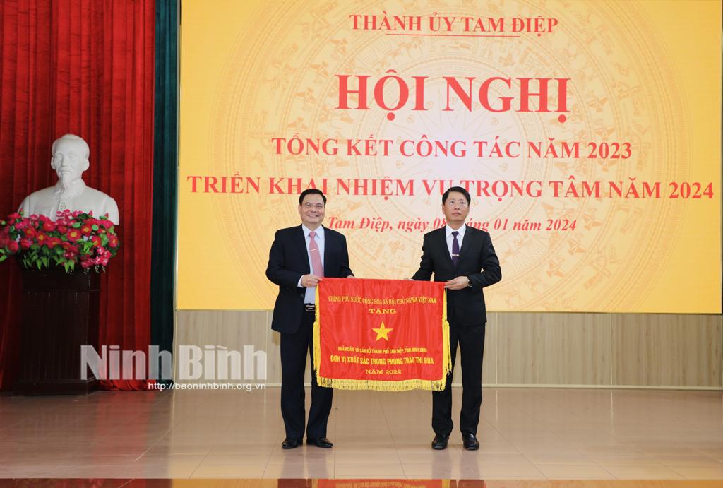 Thành ủy Tam Điệp triển khai nhiệm vụ trọng tâm năm 2024