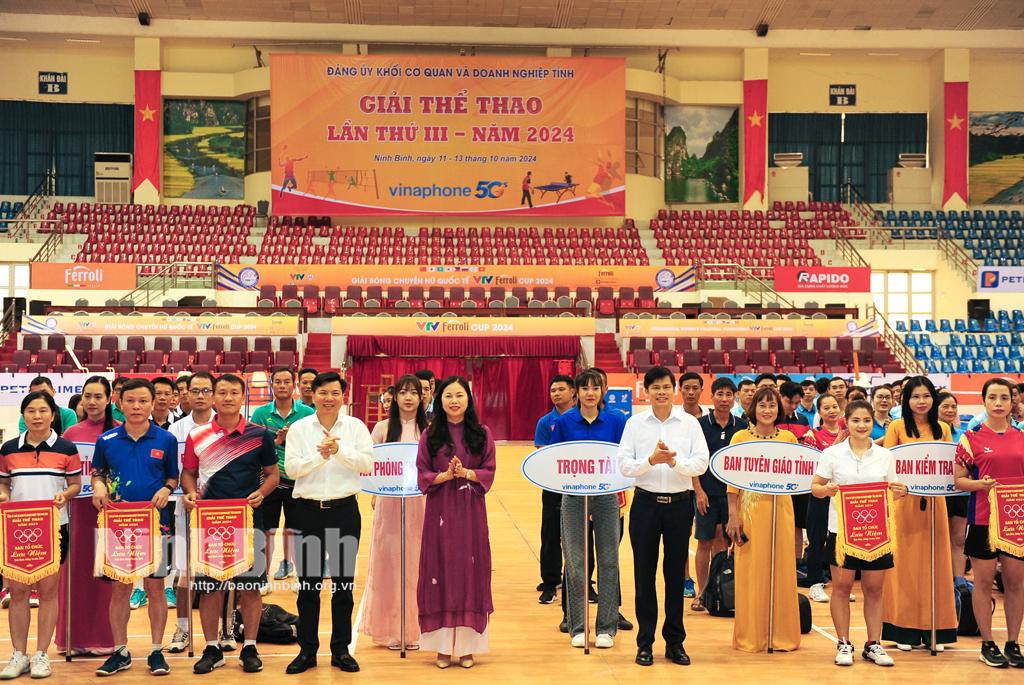 Giải thể thao Đảng bộ Khối Cơ quan và Doanh nghiệp tỉnh năm 2024