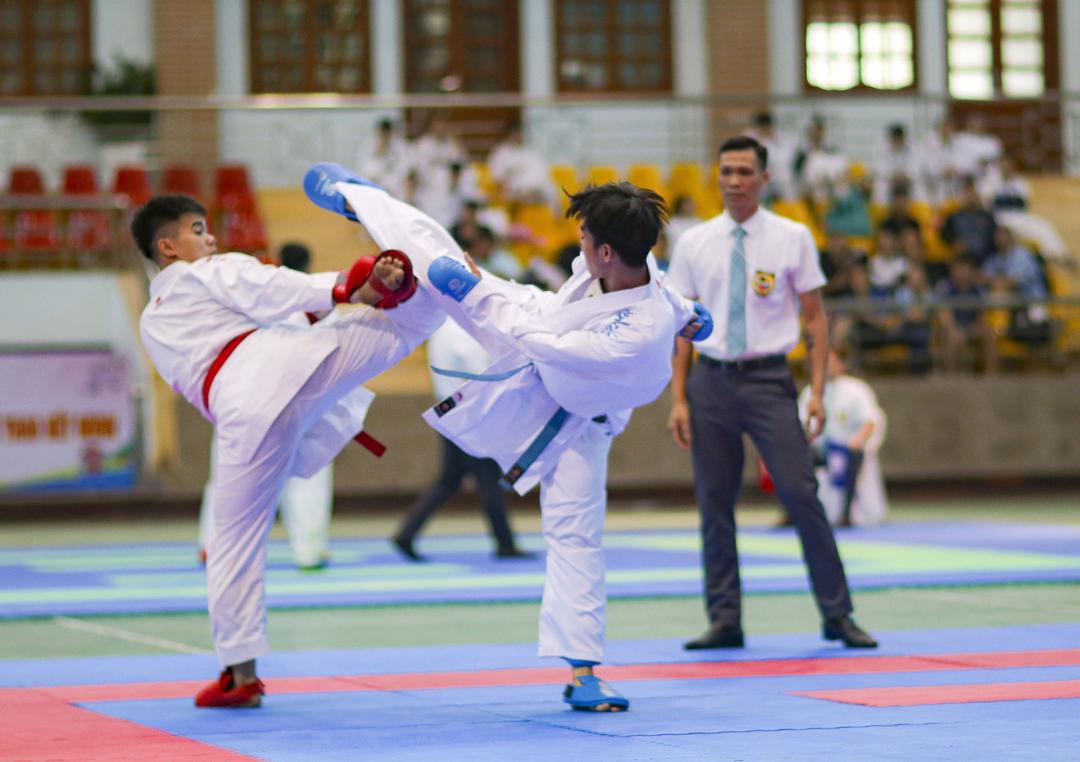 Gần 500 vận động viên tranh tài tại Giải vô địch Karate Quốc gia lần thứ 33