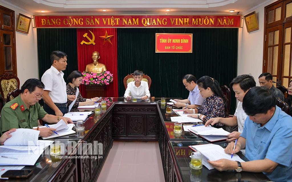 Triển khai nhiệm vụ trọng tâm công tác tổ chức xây dựng Đảng quý IV năm 2024