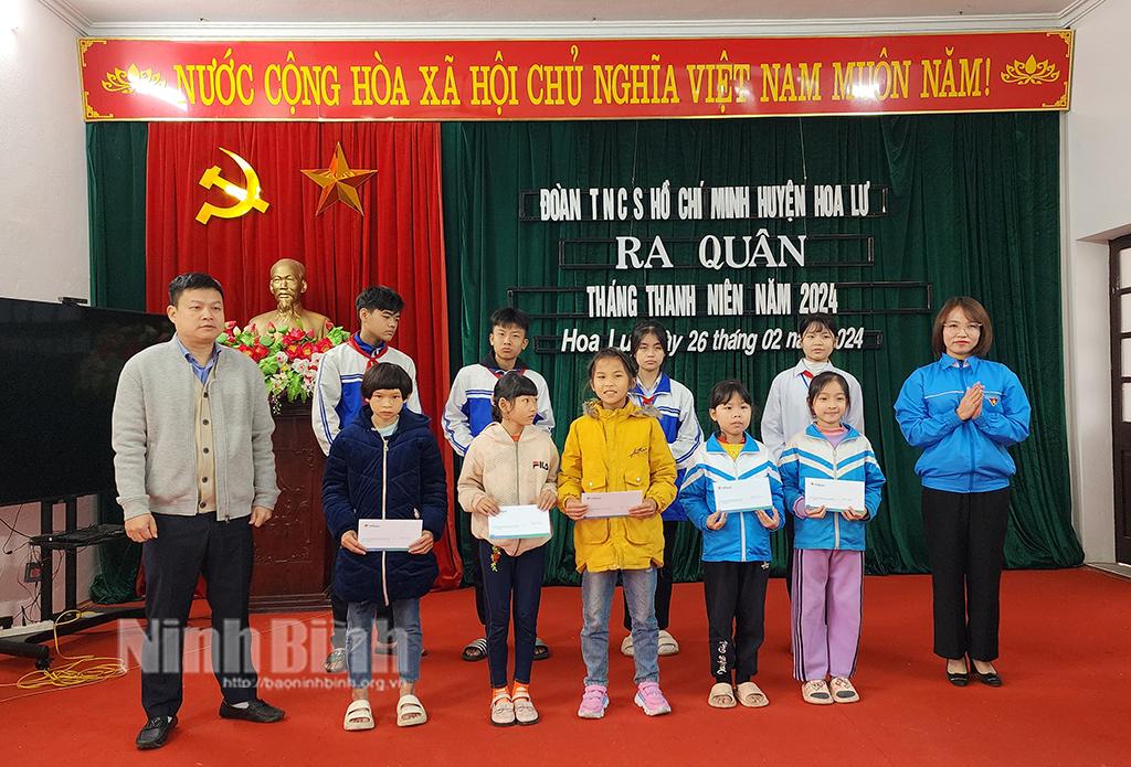 Huyện đoàn Hoa Lư ra quân Tháng Thanh niên năm 2024