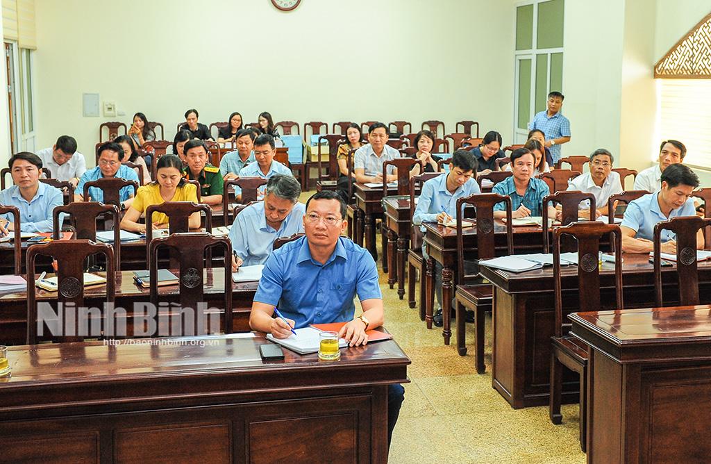 Hội nghị báo cáo viên cấp tỉnh tháng 4