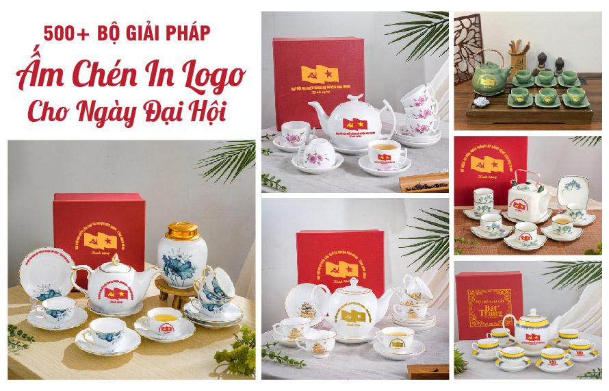 Gợi ý giải pháp quà tặng cho Đại hội Đảng - Xưởng ấm chén Bát Tràng