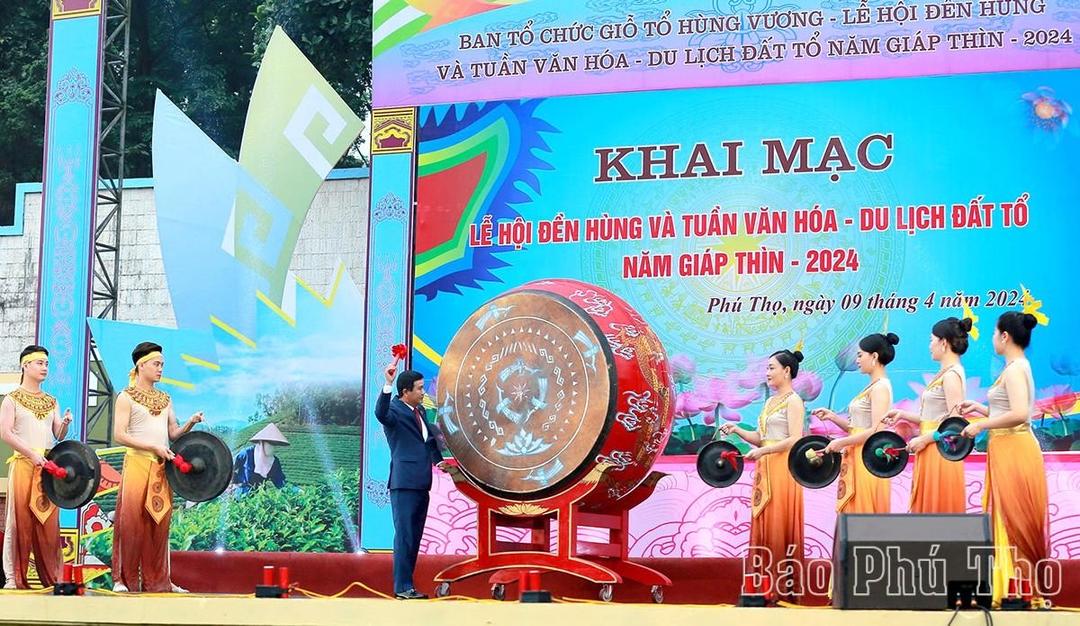 Khai mạc Lễ hội Đền Hùng và Tuần Văn hóa - Du lịch Đất Tổ