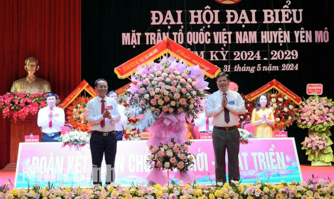 Đại hội đại biểu MTTQ Việt Nam huyện Yên Mô nhiệm kỳ 2024-2029