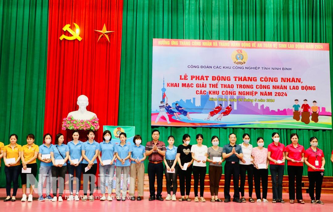 Công đoàn các khu công nghiệp tỉnh phát động Tháng Công nhân năm 2024