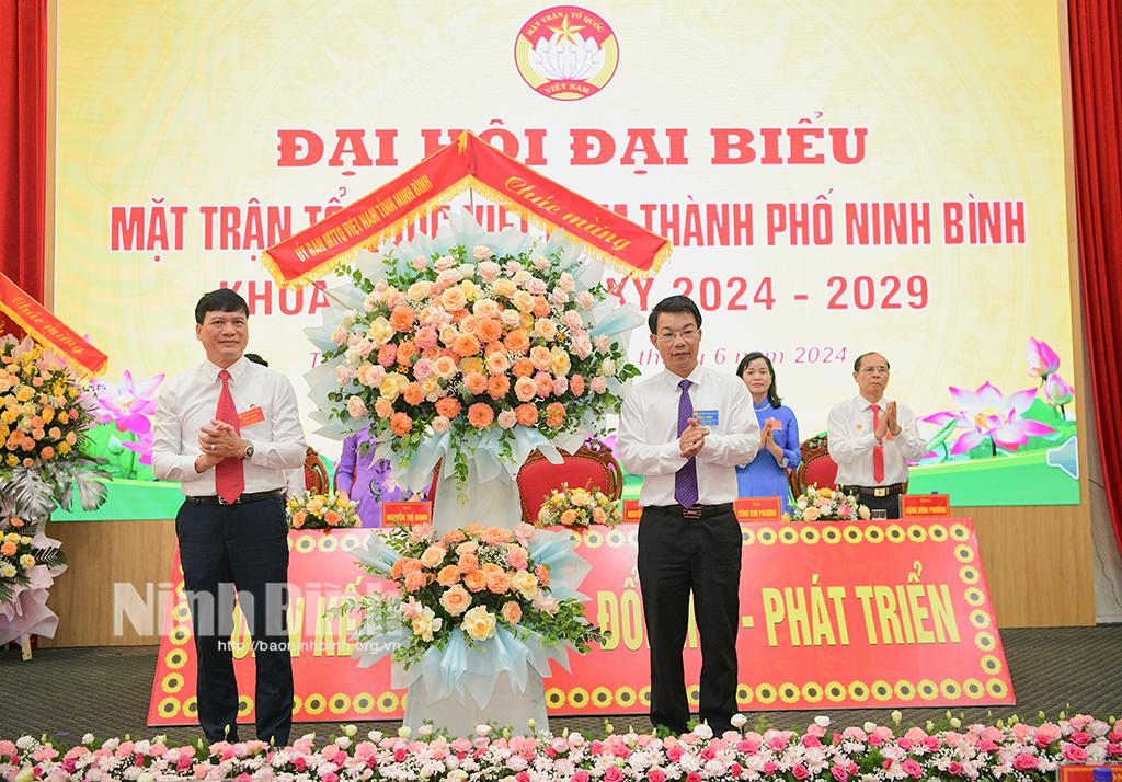 Đại hội đại biểu MTTQ Việt Nam thành phố Ninh Bình nhiệm kỳ 2024-2029