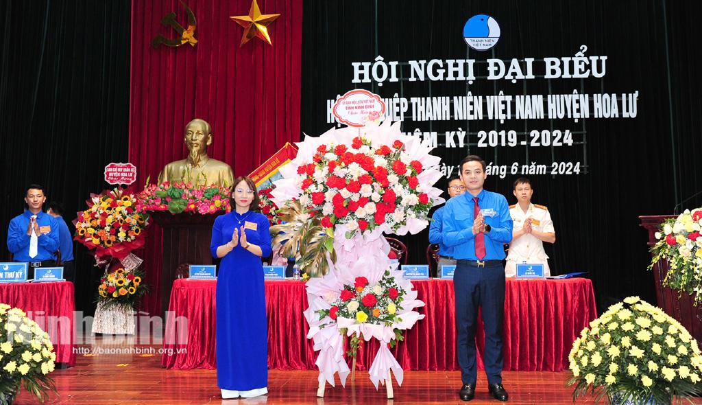 Hội nghị đại biểu Hội Liên hiệp Thanh niên Việt Nam huyện Hoa Lư nhiệm kỳ 2019-2024