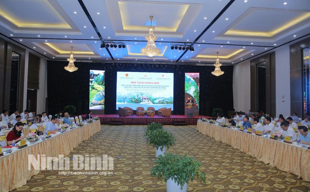 Bế mạc Hội thảo Khoa học "Quản lý và phát triển thành phố di sản Cố đô sở hữu danh hiệu UNESCO-Nhận thức lý luận, kiến tạo thể chế và hành động địa phương"