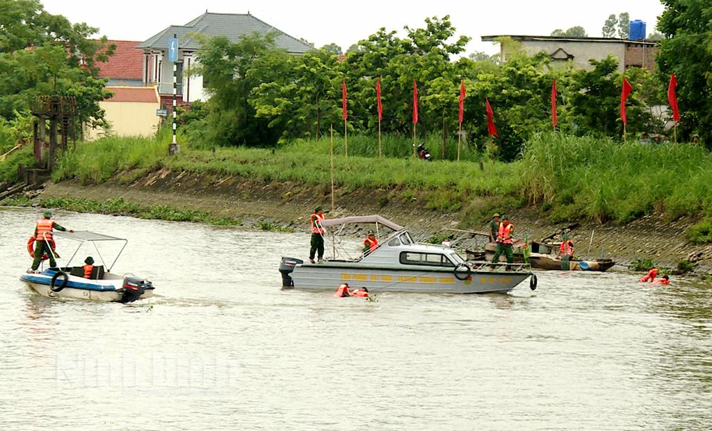 Yên Khánh diễn tập phòng, chống thiên tai-tìm kiếm cứu nạn