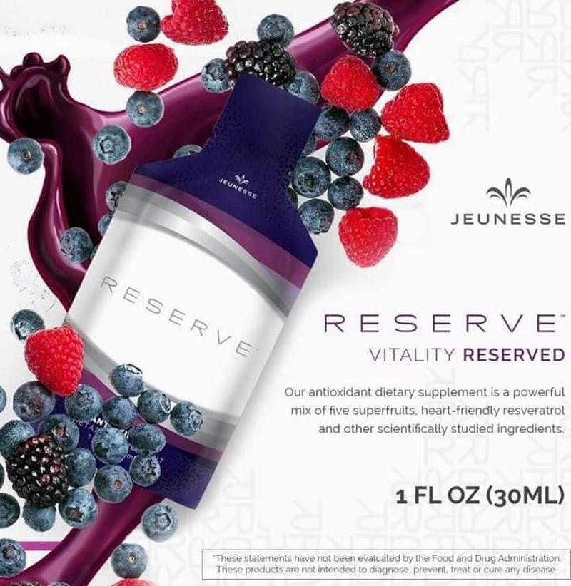 Reserve Jeunesse thức uống chống lão hóa có lợi cho sức khỏe lẫn sắc đẹp