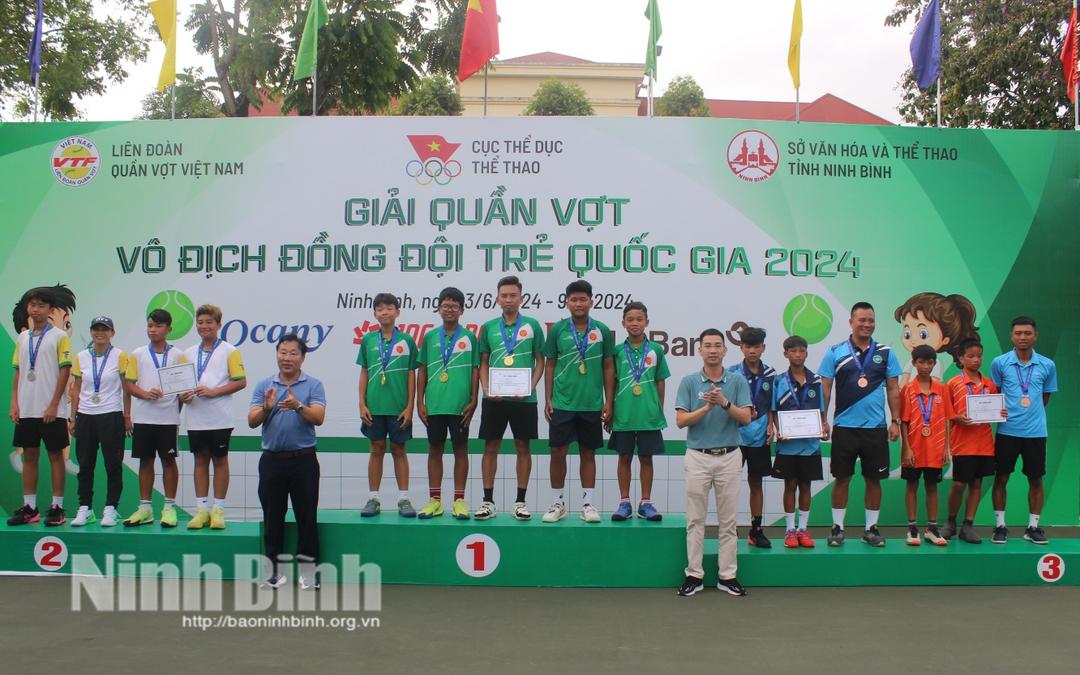 Giải Quần vợt vô địch đồng đội trẻ quốc gia 2024: Thành phố Hồ Chí Minh 1 vô địch U16, Quân đội vô địch U14