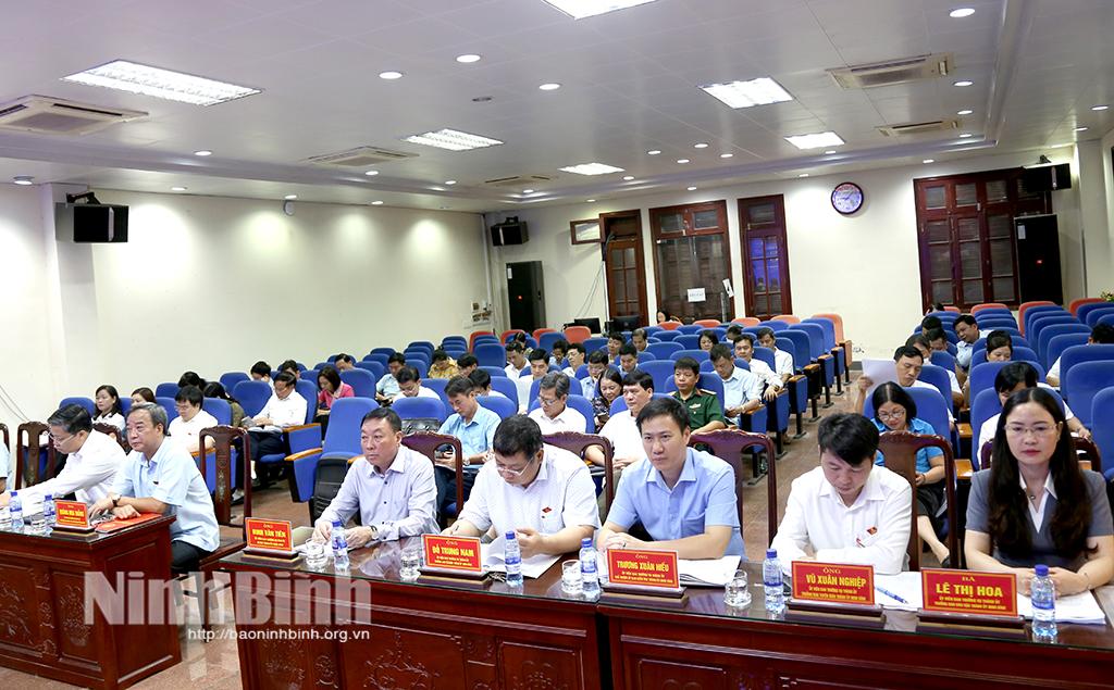 HĐND thành phố Ninh Bình thông qua chủ trương thành lập thành phố Hoa Lư