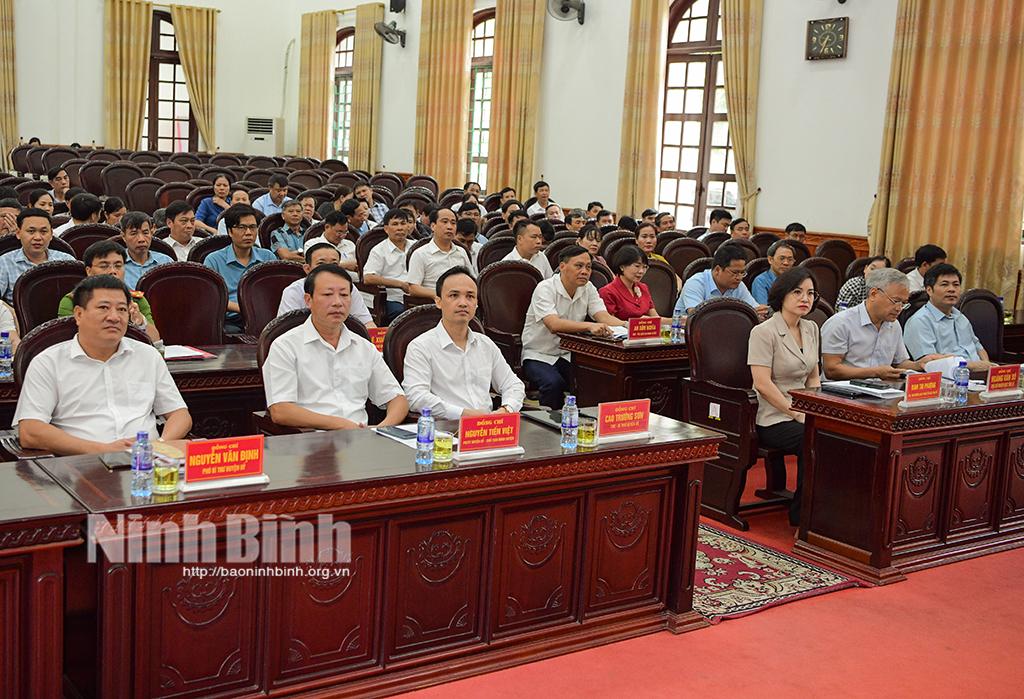 Huyện ủy Yên Mô triển khai nhiệm vụ trọng tâm 6 tháng cuối năm