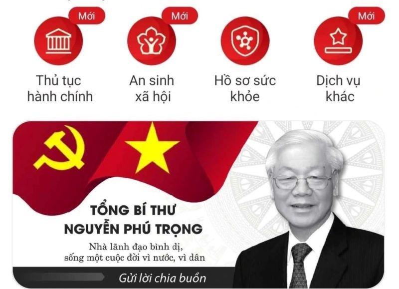 Lập sổ tang điện tử để người dân tưởng nhớ Tổng Bí thư Nguyễn Phú Trọng